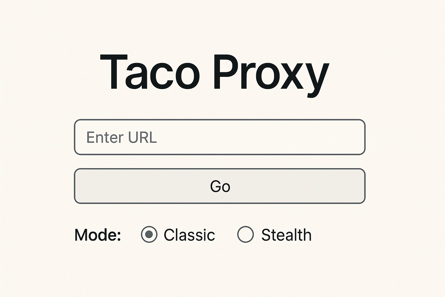 taco proxy