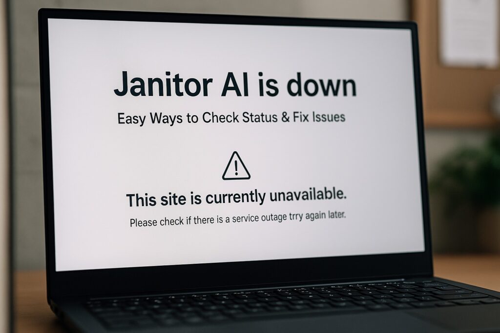 is janitor ai down right now