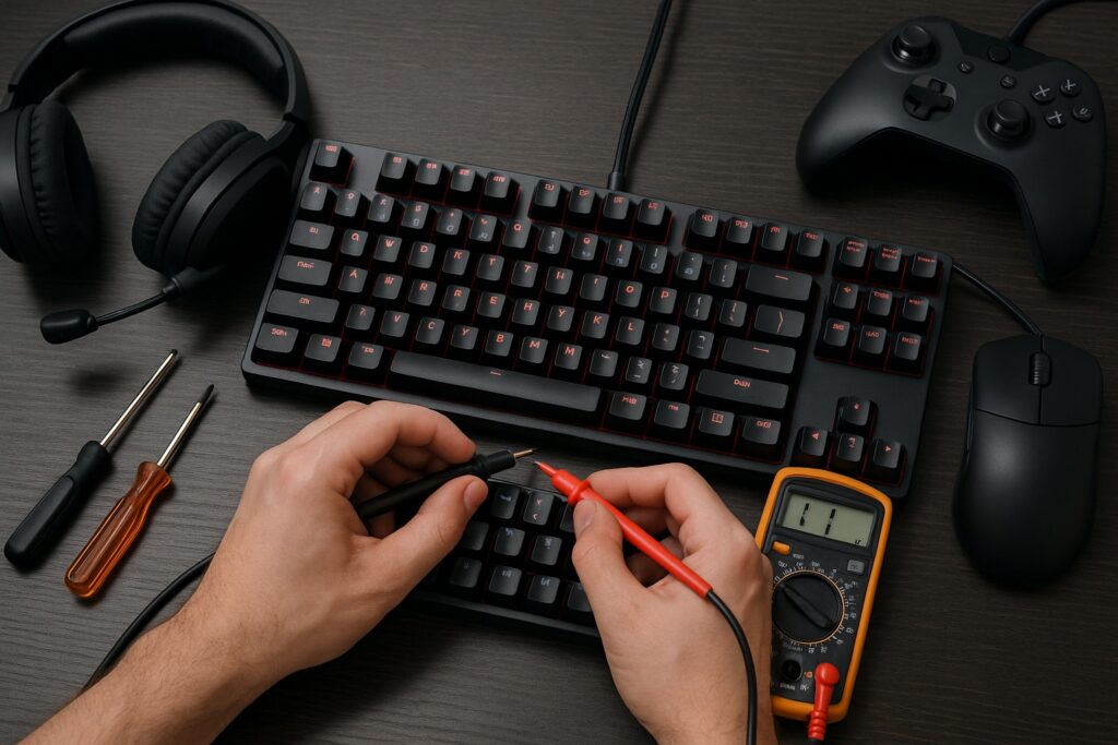 troubleshoot gaming peripherals