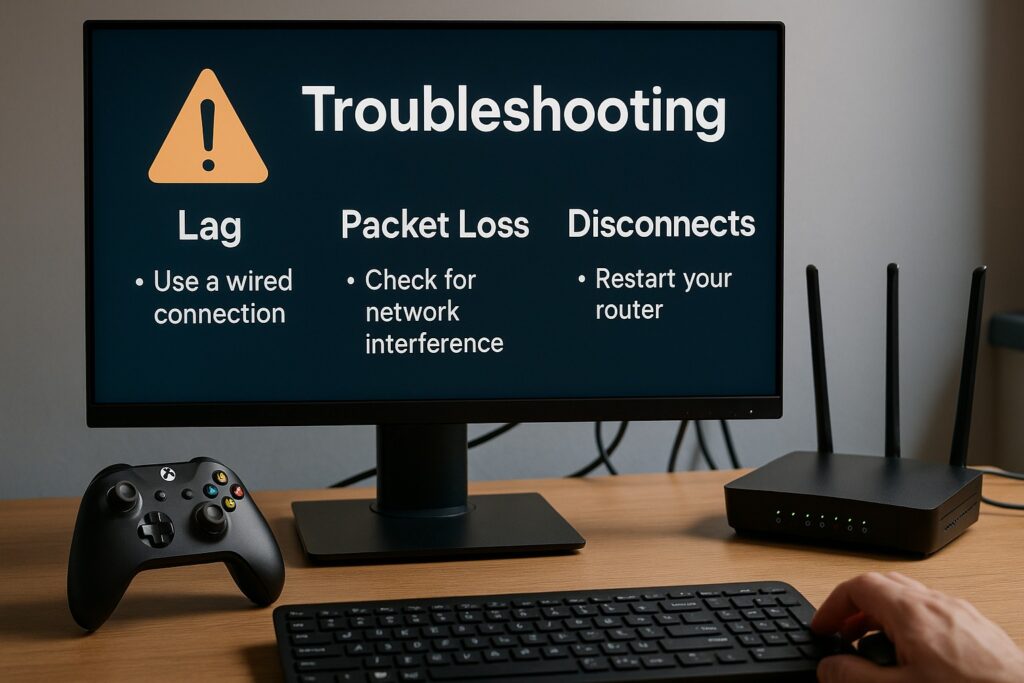 how to troubleshoot gaming network